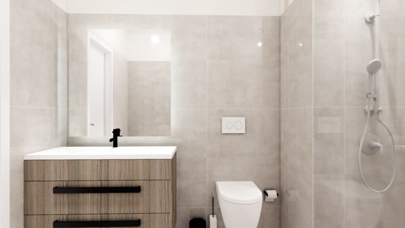 Villa K3 second bathroom view
