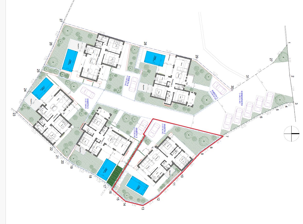 Villa K2 site layout plan